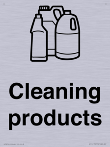 Dementia Cleaning products sign